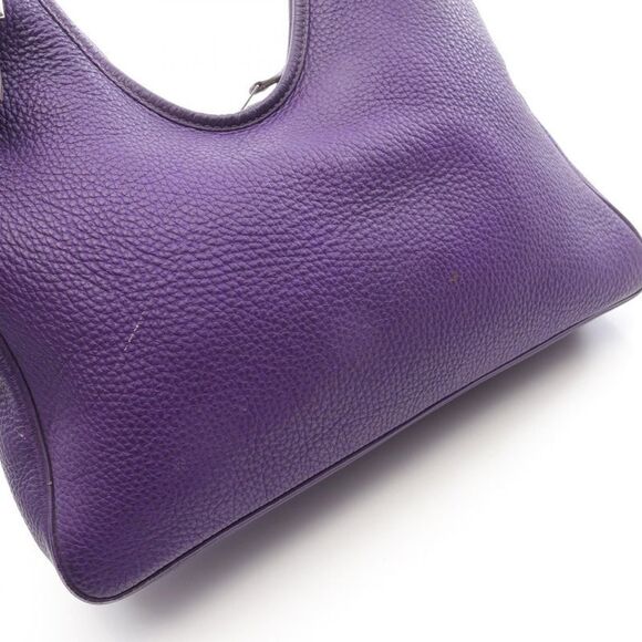 Hermes Shoulder Bag Masai PM Iris Leather Masai PM Iris Women's Used B - Picture 11 of 13